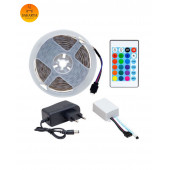 Rgb Şerit Led Iç Ve Dış Mekan 5 Metre Kumandalı Set - 1
