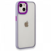 iPhone 14 Plus Kılıf Luna Lens Kamera Çerçeveli Silikon Kapak - 9