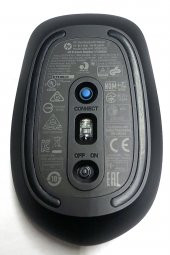 HP Slim Black Kablosuz Bluetooth Alıcısız Mouse F3J92AA - 3