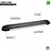 Citroen C5 Aircross Newline Krom Yan Basamak 193 Cm 2017 Üzeri - 1