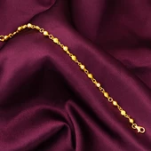 Moda 22 Ayar Altın Zincir Bileklik thumbnail 4