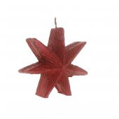3x11cm Yılbaşı Mumu Yıldız Mum - 6