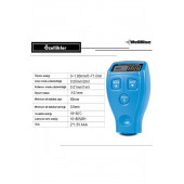Benetech Otomobil Kaporta Boya Kalınlık Ölçer Oto Boya Test Ölçüm Cihazı Gm200 -Mavi - 3
