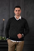 WOOLEN WORLD YÜNLÜ V YAKA ERKEK TRİKO KAZAK thumbnail 10