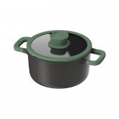 Berghoff Leo 24 cm Döküm Tencere Yeşil - 1