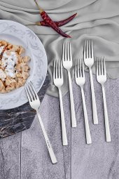 Taç Livia 6lı Yemek Çatalı - 1