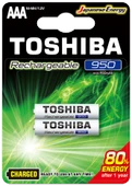 TOSHIBA 950 MAH ŞARJLI İNCE PİL 2Lİ - 1