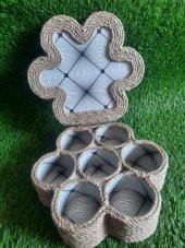 El Yapımı Dekoratif Çok Amaçlı Hediyelik Kutu, Dekor Kutusu, Takı Kutusu, Anahtar kutusu - 2