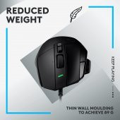 Logitech G502 X Kablolu Hero 25K Sensörlü Rgb Aydınlatmalı Oyuncu Mouse - Siyah - 2
