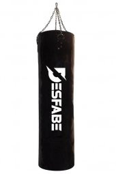 Desfabe Boxing Star 120x32 Cm Zincirli Boks Kum Torbası Siyah - 1
