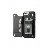 Desingshop Deri Cepli Kılıf iPhone 11Çoklu Kart Tutucu Telefon Kılıfı - 1