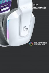 Logitech G733 LIGHTSPEED RGB Kablosuz 7.1 Surround Ses Oyuncu Kulaklığı - Beyaz - 4