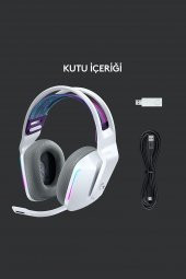 Logitech G733 LIGHTSPEED RGB Kablosuz 7.1 Surround Ses Oyuncu Kulaklığı - Beyaz - 6