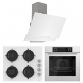 Ferre Fryart Cs Serisi Beyaz Ankastre Cam Set - D064 '' CS206 '' XE63CB - 1