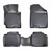 Toyota Verso 2003-2009 3D Havuzlu Siyah Paspas Seti - 2