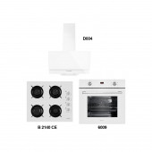 Ferre Beyaz Hawai 3'lü Set D004 Davl 2140 Ocak 6009 Fırın - 1