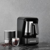 Korkmaz A863 Moderna Kahve Makinesi Siyah/Satin - 4
