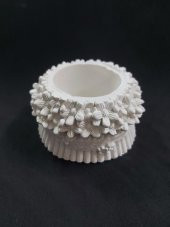 Dekoratif Çiçekli Saksı 11x6cm thumbnail 1