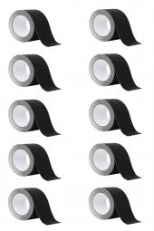 KKDAVM 10 Adet Yapışkanlı Merdiven Kaydırmaz Bandı - Kaymaz Bant 5 Cm Genişlik 25 M Uzunluk thumbnail 1