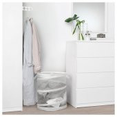 Çamaşır Sepeti, Beyaz 79 Litre MeridyenDukkan 50 cm, 9 kg Pratik Çamaşır Sepeti - 3