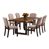 Yemek Masası Doğal Ahşap Masa Mutfak Masası Masif Yeme Masası - 5