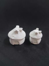 Mantar Evler 2 li Set 5x4cm+3,5x3,5cm - 1