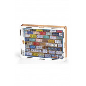 ABD EYALET PLAKALARI 500 AHŞAP PUZZLE - 1