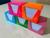 Küp Not 10 Paket Küp Blok Not Kağıdı 1 Hamur 8x8 cm - 1