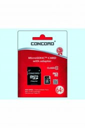 64 Gb 10 Mbps Hız Micro Sdhc Hafıza Kartı + Adaptör (c-m64) - 1
