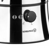 KORKMAZ A338 NOSTA SEMAVER İNOX/SİYAH - 2