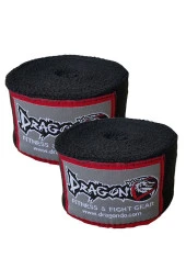 Dragon 41280 Siyah Kick Boks Çorabı ve 3,5 m Siyah Bandaj Set L Beden - 2