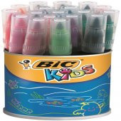 Bic Keçeli Boya Kalemi Visa Fırça Uç 18 Renk 828965 - 1