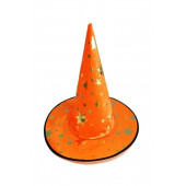 Halloween Cadılar Bayramı Cadı Şapkası Turuncu - 1