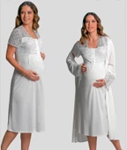 Nehirsel 3016 Hamile Lohusa Gecelik Sabahlık Tk - 3