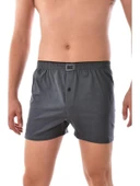 4 Lü Tutku Erkek Penye Boxer Düğmeli Battal 0117 - 1