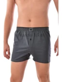 4 Lü Tutku Erkek Penye Boxer Düğmeli Battal 0117 - 2