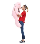 90 cm Rengarenk Papyonlu Peluş Ayıcık - % 100 YERLİ - 2