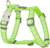 REDDİNGO REFLEKTÖRLÜ ZİGGY DESENLİ LİME GÖĞÜS TASMASI M /20MM - 4