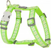 REDDİNGO REFLEKTÖRLÜ ZİGGY DESENLİ LİME GÖĞÜS TASMASI M /20MM - 6