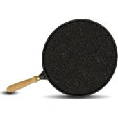 Mutfakça Döküm Kısa Granit Gözleme Tavası 36 Cm - 1