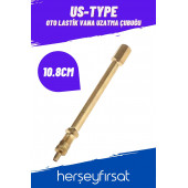 Oto Lastik Vana Uzatma Çubuğu-pirinç-10.8 Cm - 1