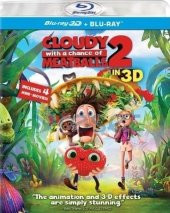 Cloudy With Chance Of Meat Balls 2- Köfte Yağmuru 2 3D+2D Blu-Ray - 1