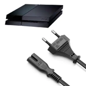 PS4 Güç Kablosu Playstation 4 Uyumlu Güç Kablosu Power 2 pin Kablo - 1