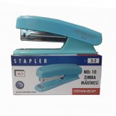 Zımba Makinesi Turkuaz S-3 Stapler No:10 1 Adet Küçük Zımba Makinası 10-15 Sayfa Okul Büro Öğrenci Ofis - 2