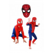 Spiderman Örümcek Adam Kostümü  Örümcek Adam Maske Hediye - 1