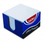 Küp Blok Beyaz 500 lü 9x9 Cm 1 Paket Not Kağıdı Kare Beyaz - 1