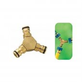 Uniflex 802302 Pirinç Hortum Y Bağlantı - 3 Yollu Bağlantı - 2