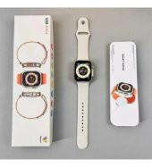 GS8 Watch 8 Ultra Akıllı Saat Turuncu ve Beyaz Renk Kordon - 3