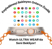 HW8 Ultra Smart Watch 2022 Model Çift Kordonlu Yeni Nesil Akıllı Saat - 7
