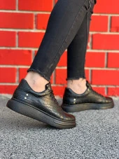 KB047 Kömür Crocodile Günlük Erkek  Ayakkabı thumbnail 2